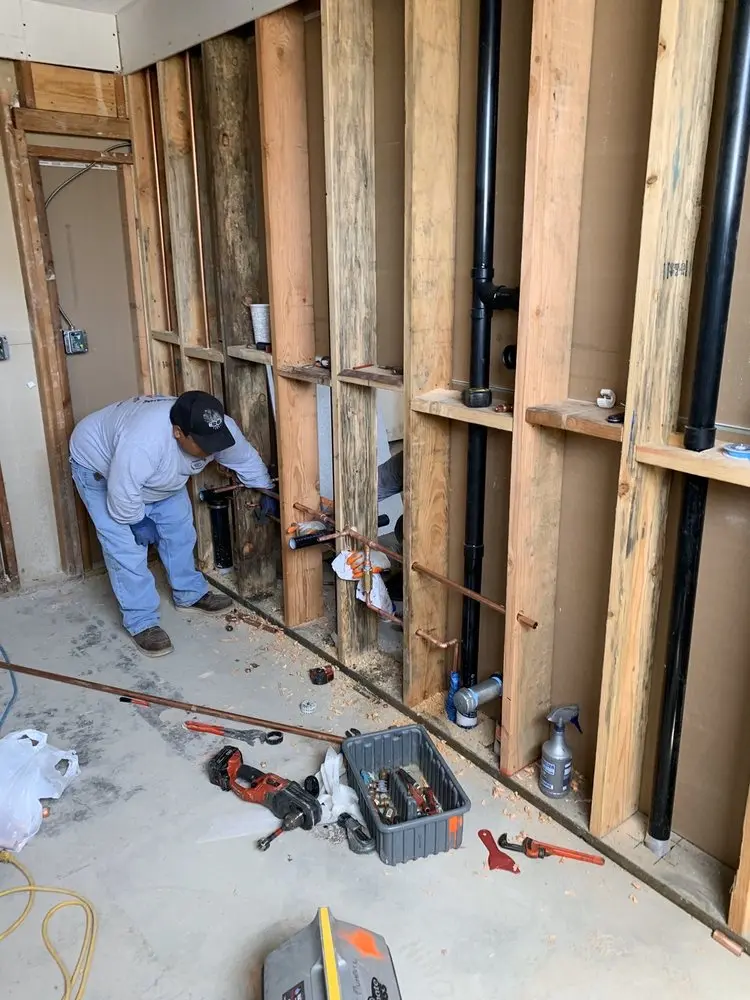 Commercial rough-in plumbing for Water Heater Replacement in Sunkist Gardens